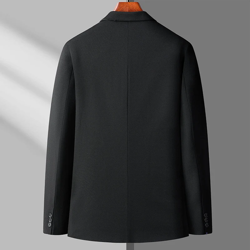 Herren Elegantes Einreihiges Sakko mit atmungsaktivem Wollmix und aufgesetzten Taschen Nord Taschen