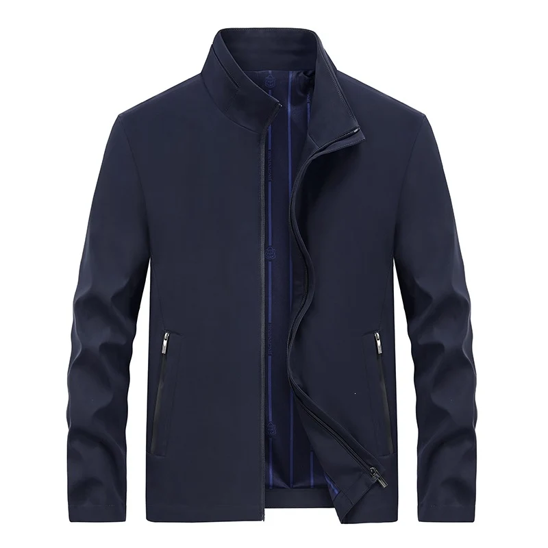 Herren Urbaner Softshell-Übergangsblouson mit Stehkragen, verdecktem Reißverschluss & feinem Innenfutter Nord Taschen