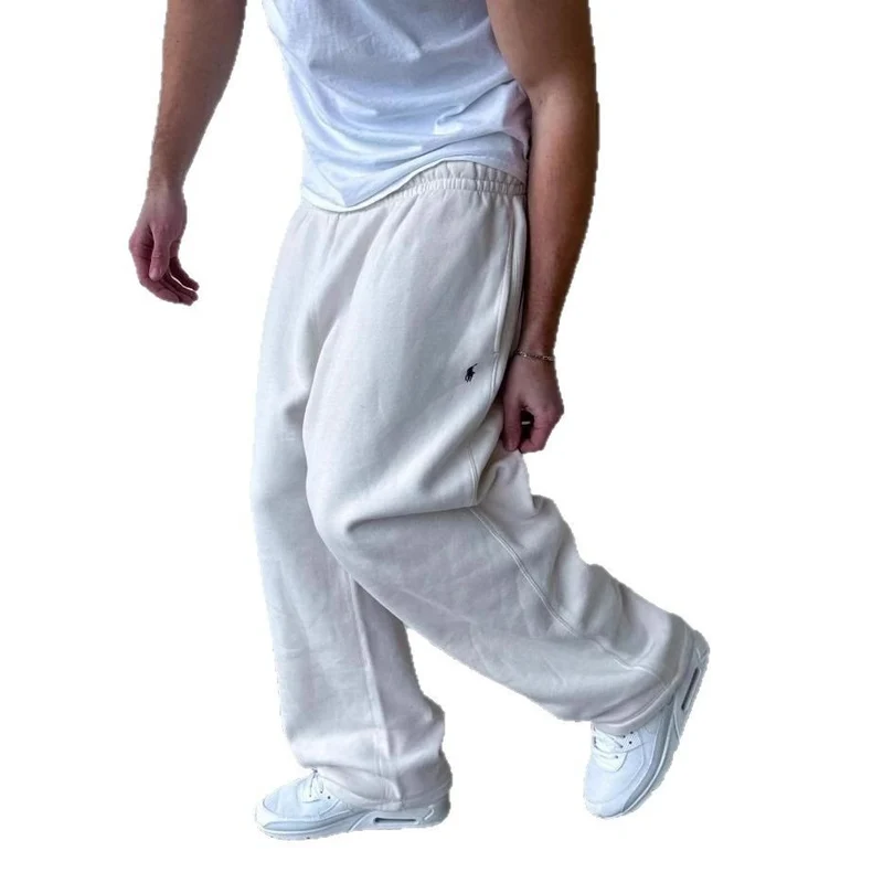 Herren Weite Baggy-Sweathose mit elastischem Bund und Sticklogo Nord Taschen