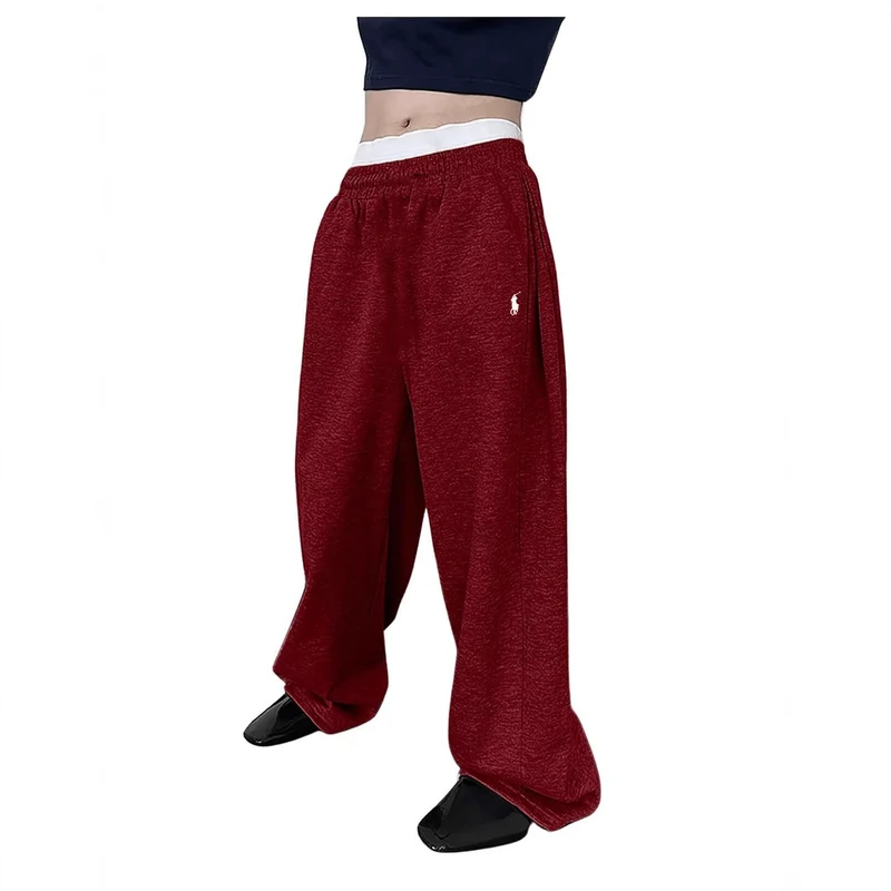 Herren Weite Baggy-Sweathose mit elastischem Bund und Sticklogo Nord Taschen