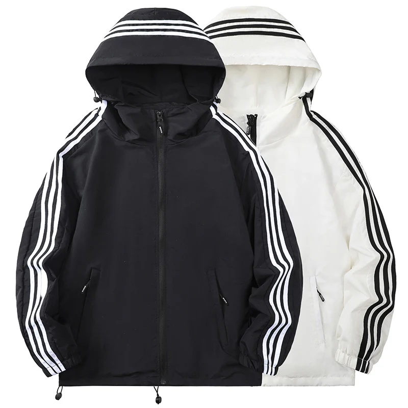 Herren Sportliche Übergangsjacke mit Kapuze und reflektierenden Akzenten Nord Taschen
