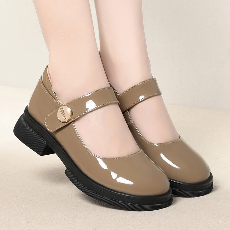 Damen Mary Jane Schuhe mit verstellbarem Riemen und rutschfester Sohle Nord Taschen