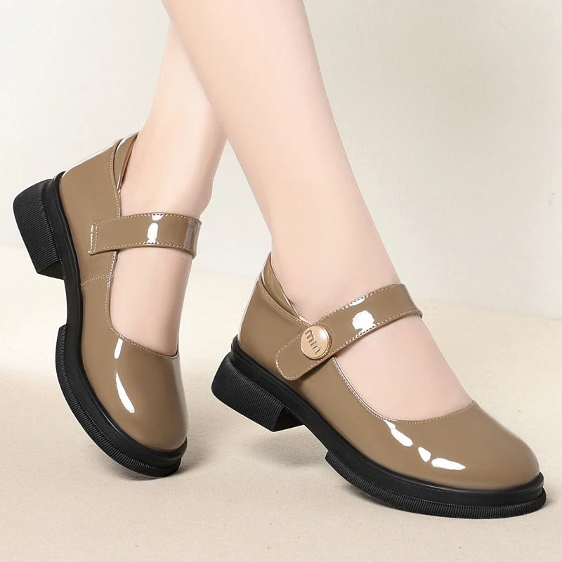 Damen Mary Jane Schuhe mit verstellbarem Riemen und rutschfester Sohle Nord Taschen