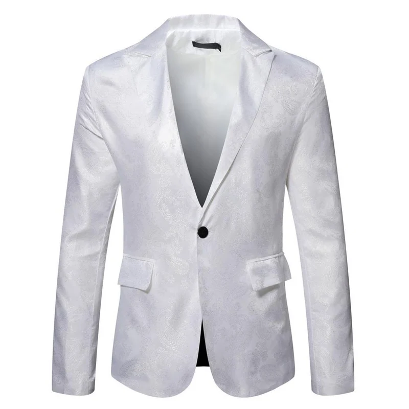 Herren festlicher Blazer mit kunstvollem Muster