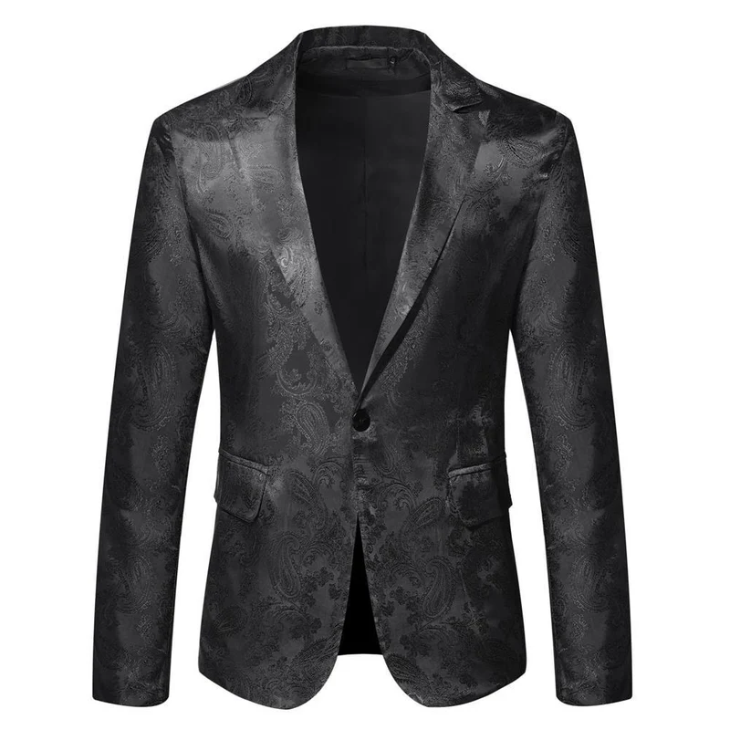 Herren festlicher Blazer mit kunstvollem Muster