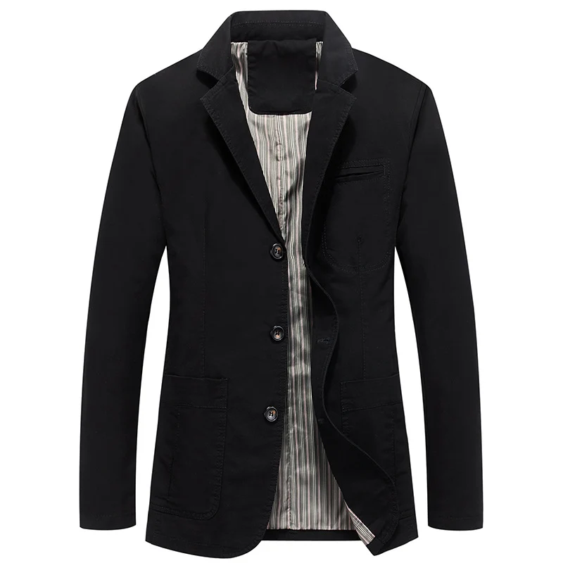 Herren Sakko im Casual-Stil mit Drei-Knopf-Front und aufgesetzten Taschen Nord Taschen