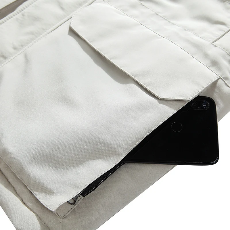 Herren Parka mit abnehmbarer Kapuze und Kunstfellbesatz, wind- und wasserdichte Thermoisolierung Nord Taschen
