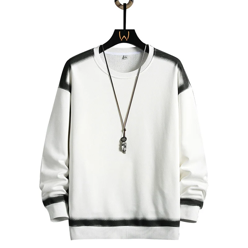 Herren Oversized Sweatshirt mit dezentem Farbverlaufbesatz und Rundhalsausschnitt Nord Taschen