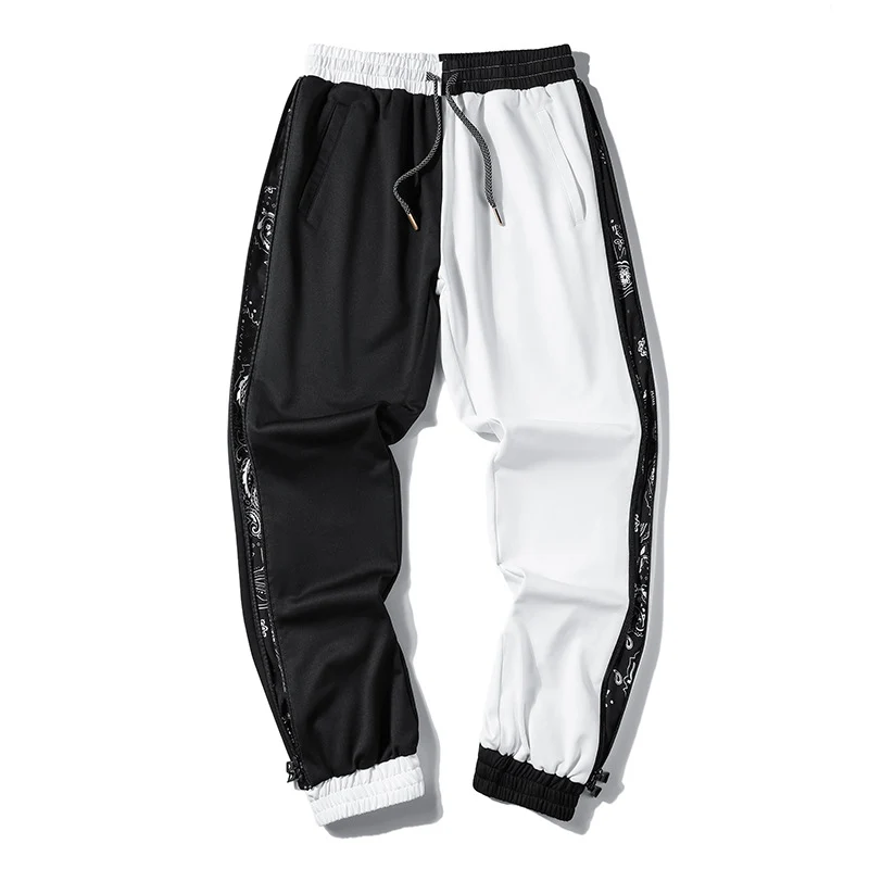 Herren Locker geschnittene Jogginghose mit Bandana-Seiteneinsätzen und elastischem Saum Nord Taschen