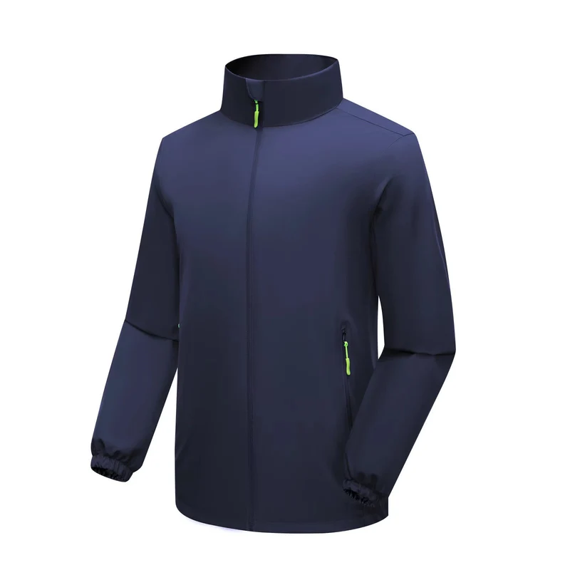 Herren Leichte Softshell‑Regenjacke mit hohem Stehkragen und winddichter Mikrofaserschale Nord Taschen