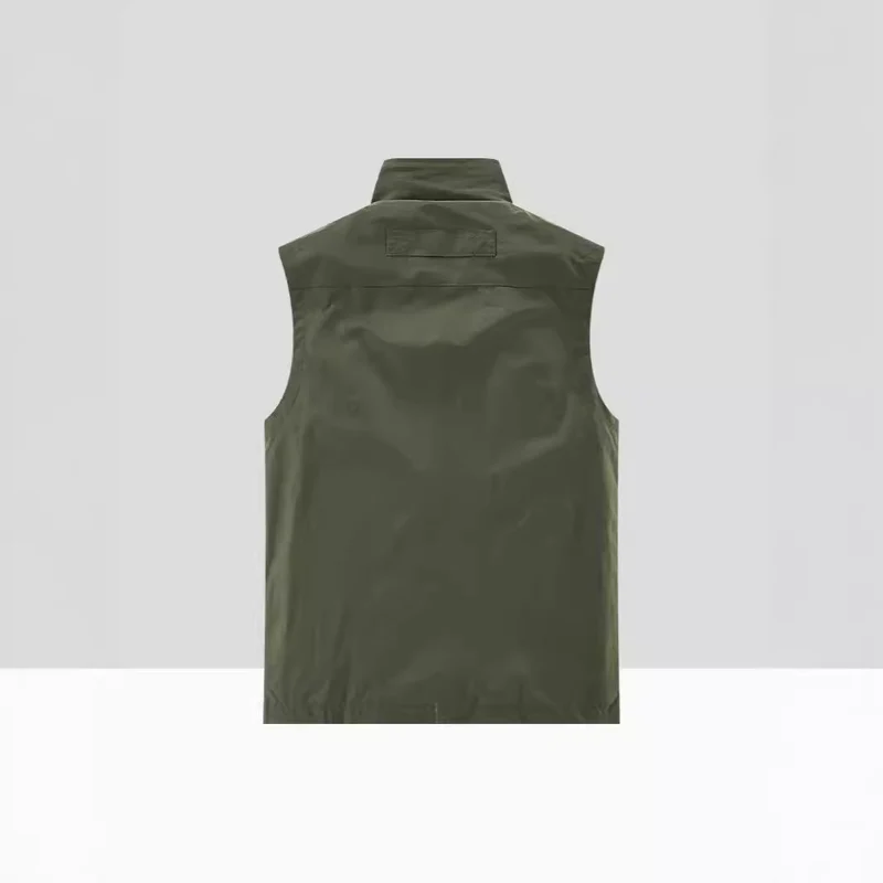 Herren Leichte multifunktionale Outdoor-Utility‑Weste mit Mesh‑Futter und mehreren Reißverschlusstaschen Nord Taschen