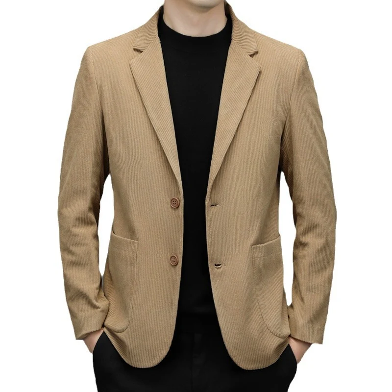 Herren Kordsakko Slim-Fit aus Baumwollmix mit aufgesetzten Taschen Nord Taschen