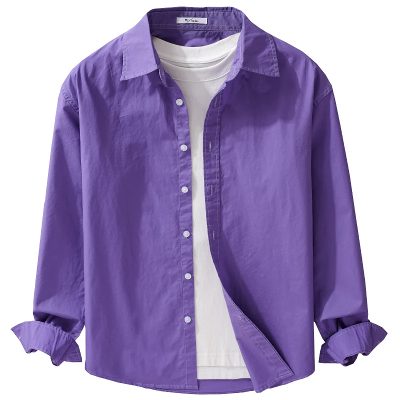 Herren Lässiges Layering-Hemd mit integriertem T-Shirt-Einsatz Nord Taschen