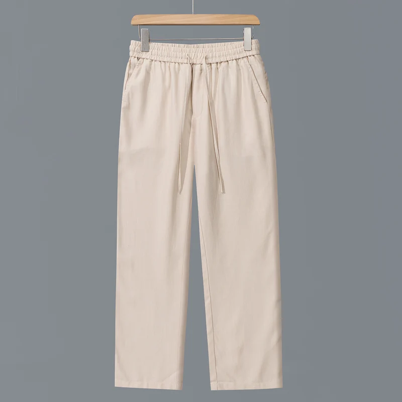 Herren Lässige Baumwoll-Chino mit elastischem Bund und Kordelzug Nord Taschen