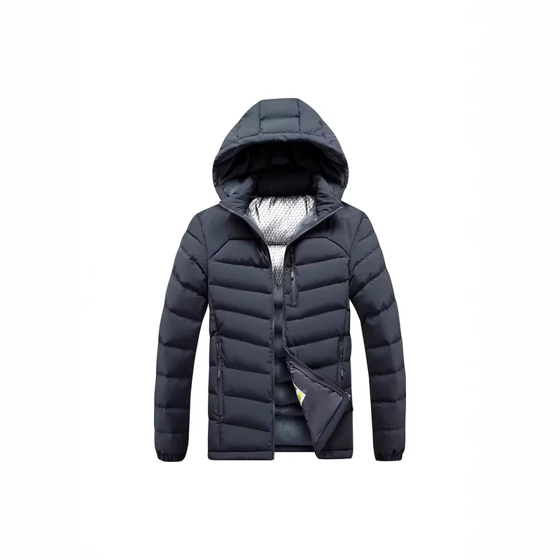 Herren Isolierte Steppjacke mit Kapuze und Thermoreflect-Innenfutter Nord Taschen