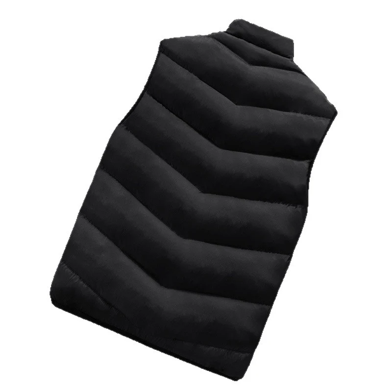 Herren Gepolsterte Ärmellose Thermoweste im urbanen Puffer-Look mit Stehkragen und Reißverschlusstaschen Nord Taschen