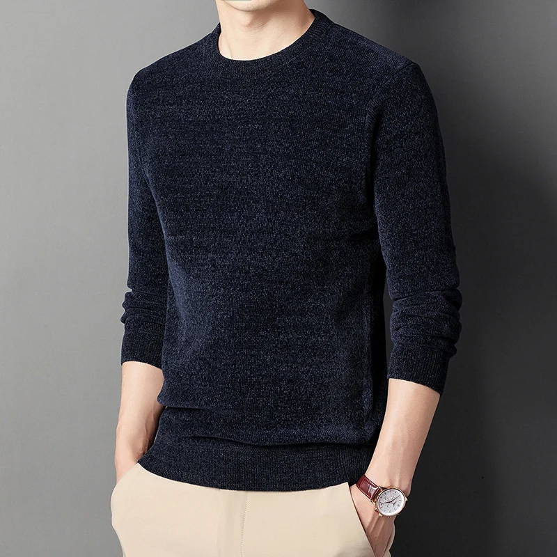 Herren Feinstrick-Thermopullover mit Thermo-Fleece-Innenfutter und schmaler Passform Nord Taschen