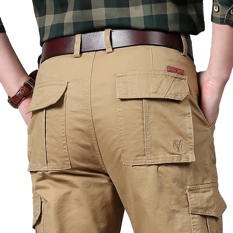 Herren Cargohose mit mehrfachen Klappentaschen und robustem Baumwollmix Nord Taschen