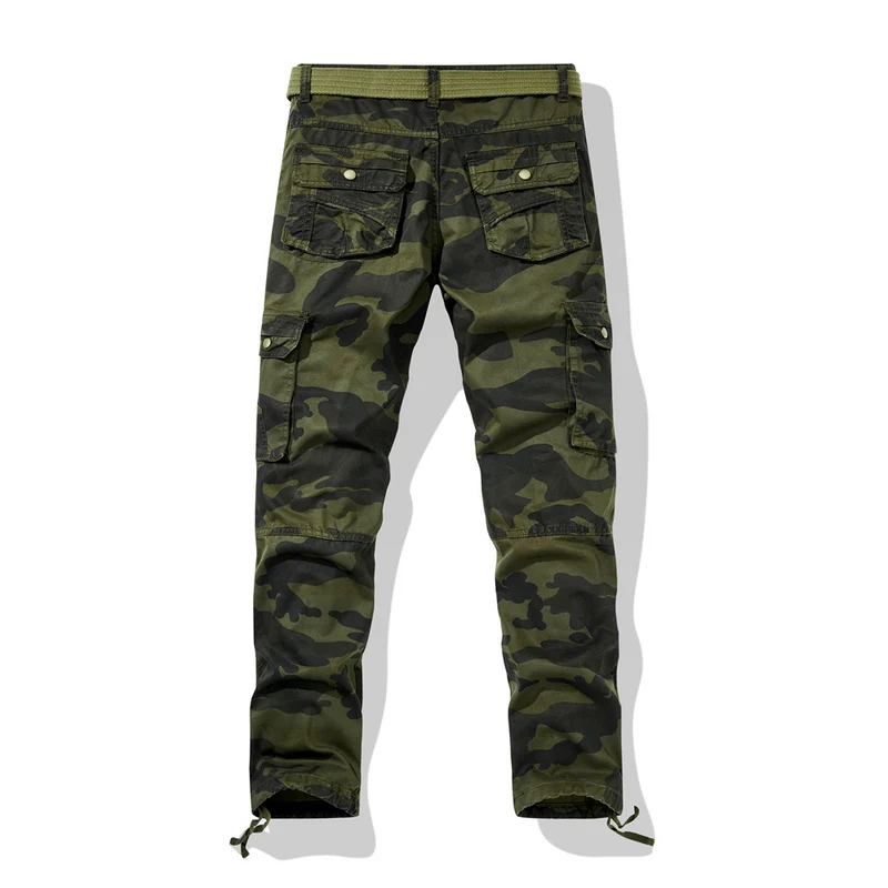 Herren Cargohose im Utility-Stil mit verstärkten Knien, Mehrfachtaschen und Kordelbund Nord Taschen