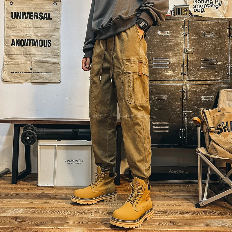 Herren Cargohose im urbanen Utility‑Stil mit elastischem Bund und Bündchen Nord Taschen