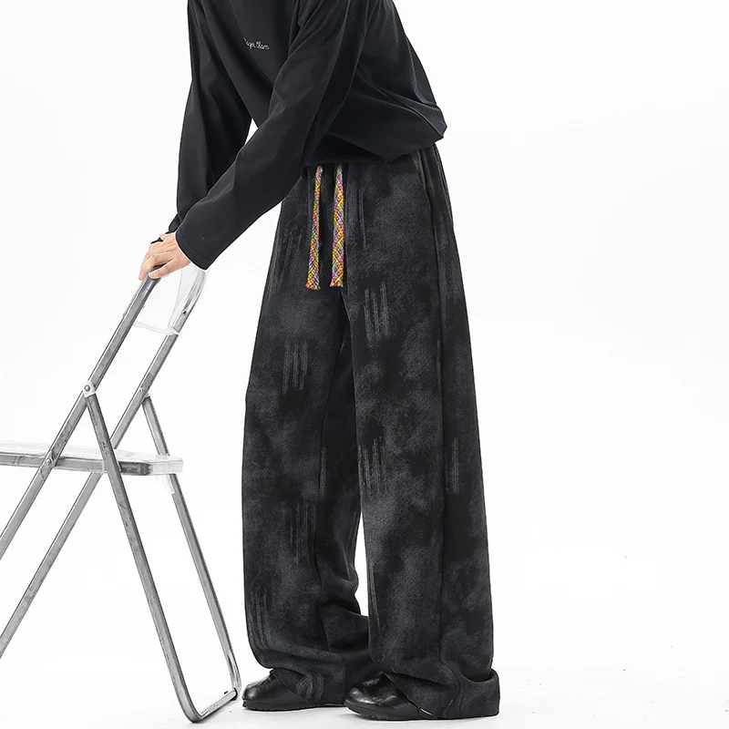 Damen Extraweite Kuschel-Loungehose mit Tunnelzug, weichem Velours und überlangem Saum Nord Taschen