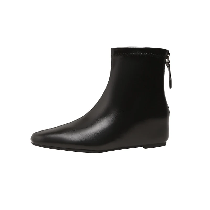 Damen Schlanke Ankle‑Boots mit elastischem Schaft und rückseitigem Reißverschluss Nord Taschen
