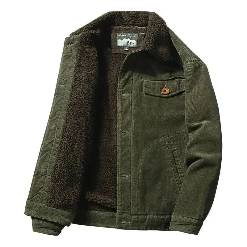 Corduroy Winterjacke für Männer
