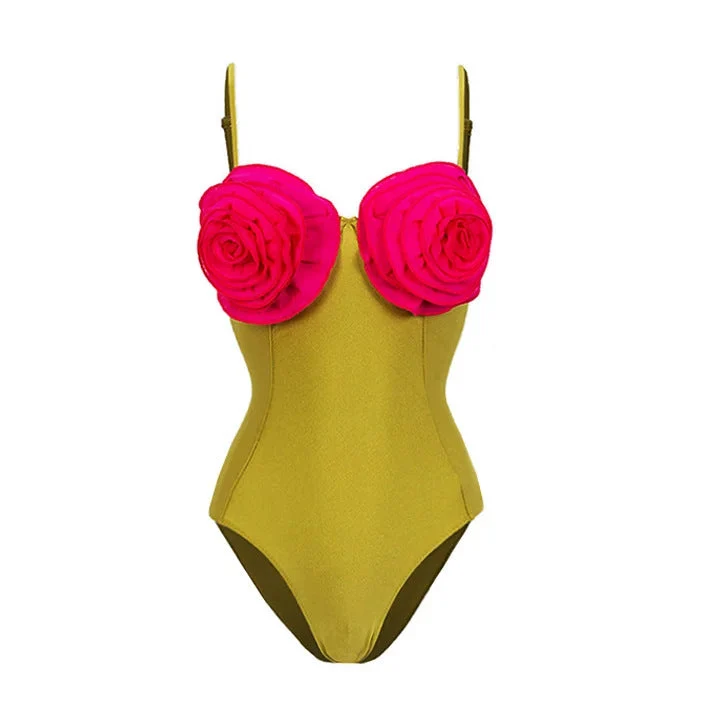 Damen Bikiniset mit floralem Rüschendesign Nord Taschen