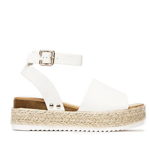 Damen Plateau-Sandalen mit verstellbarem Riemen
