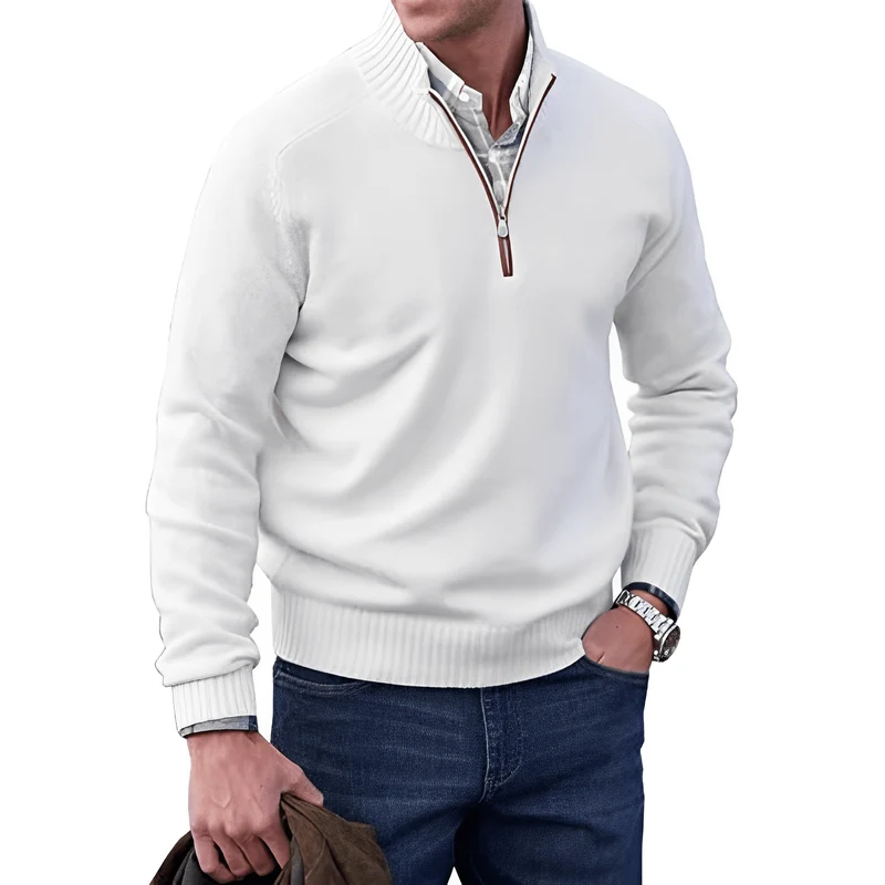 Luxuriöser und bequemer Herrenpullover