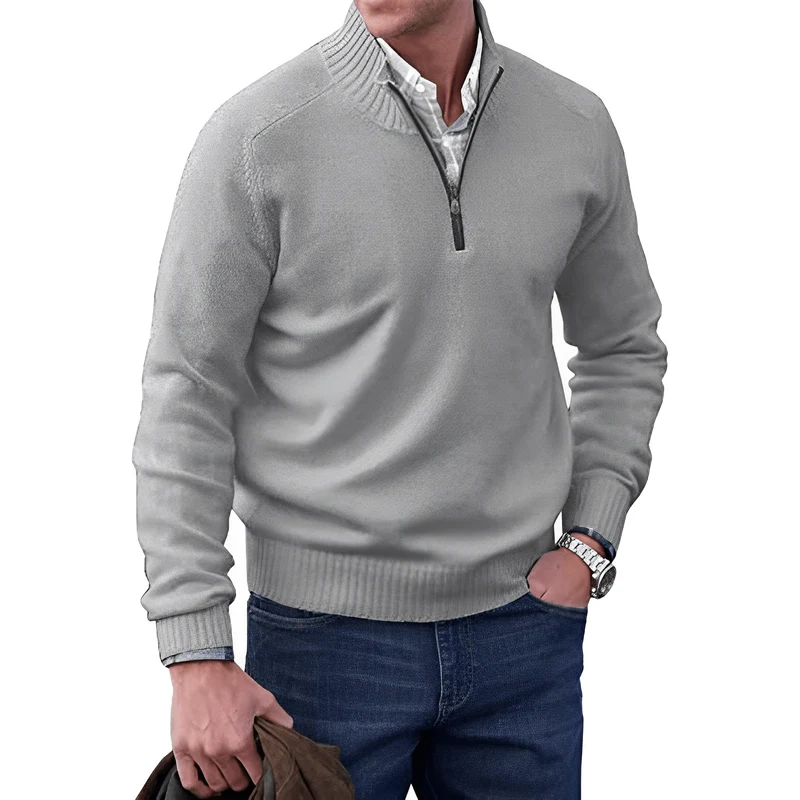 Luxuriöser und bequemer Herrenpullover