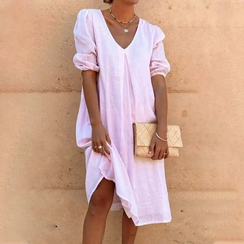 kleid mit V-Ausschnitt - Anna