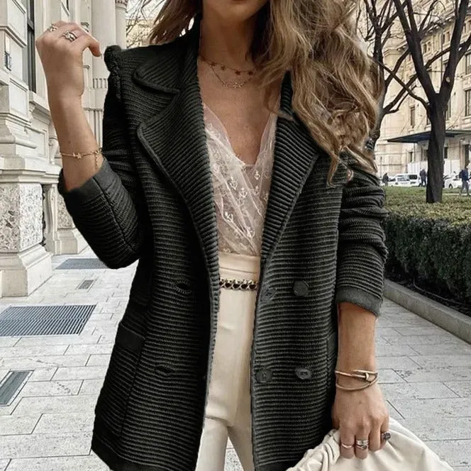 Damen Stilvolle und elegante Strickjacke