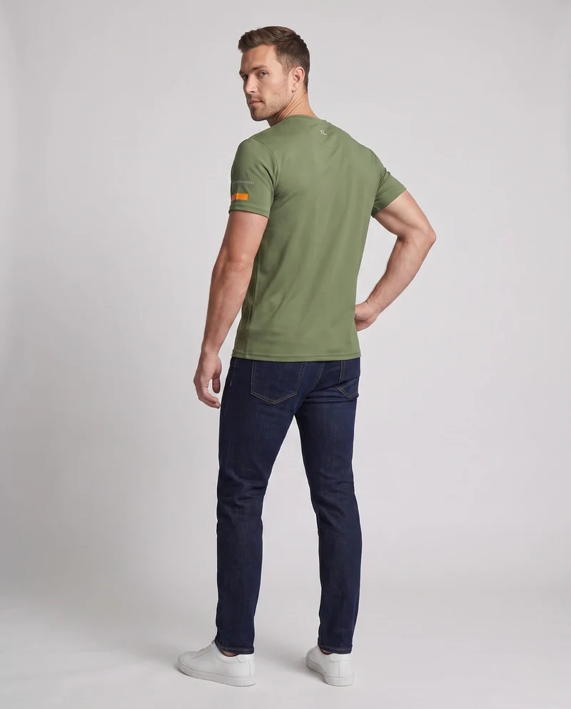 Herren atmungsaktives Performance-T-Shirt Nord Taschen