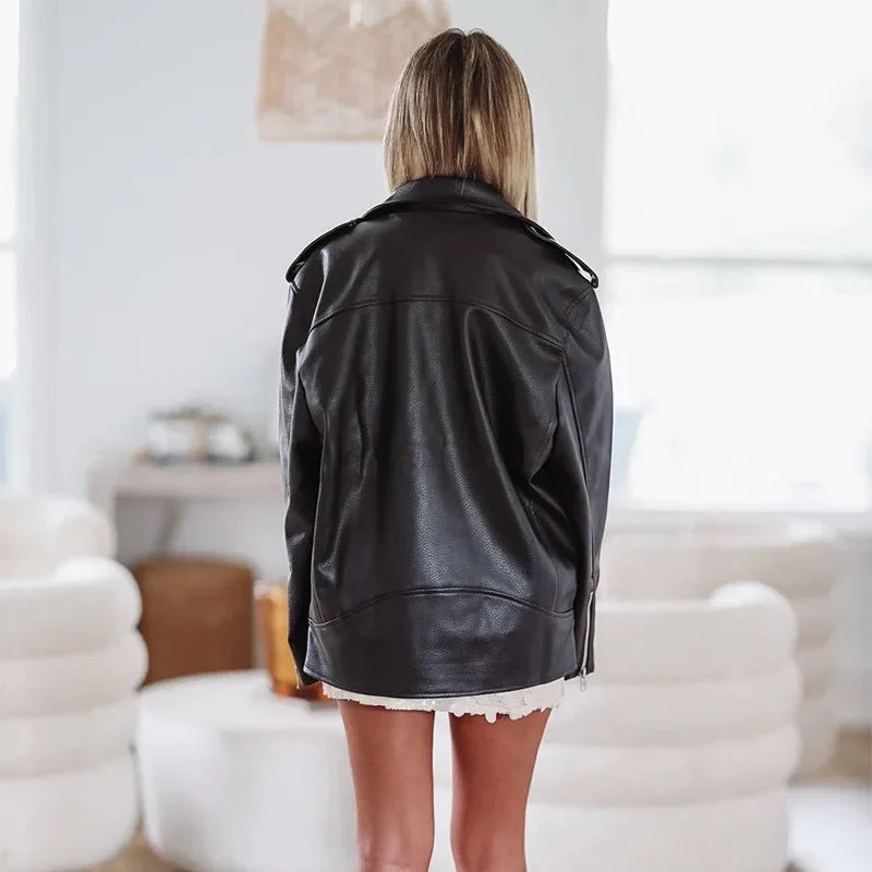 Damen Oversized jacke im urbanen Stil