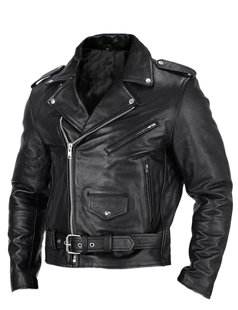 jacke für Herren Slim Fit Stehkragen Winddichte Motorradjacke