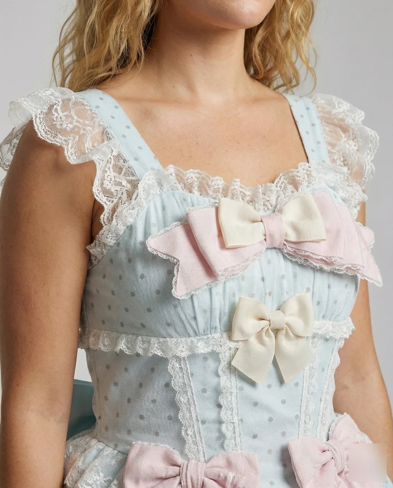 Damen Romantische Stufen Tüll Puffkleid