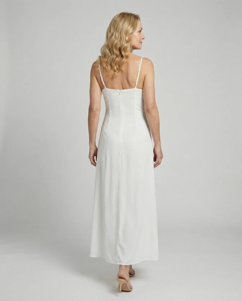 Damen Maxikleid mit Korsett Bustier