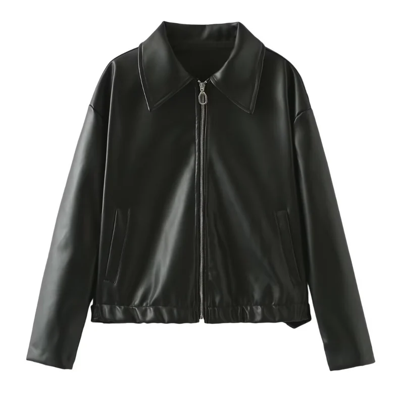 Elegante Lederjacke