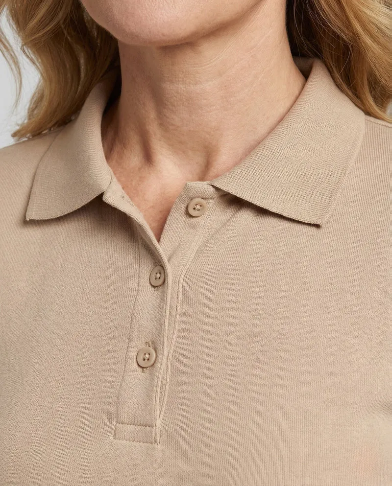 Damen Funktions Poloshirt Piqué atmungsaktiv Sport Polo