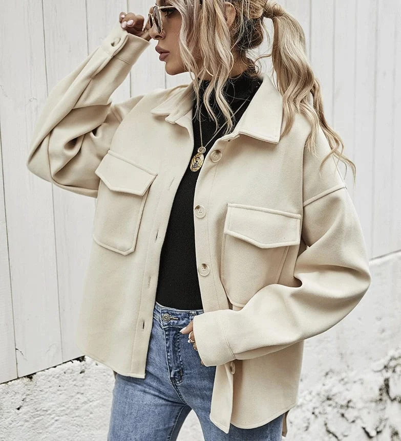 Nord Taschen | Kurze Jacke mit Knopfleiste
