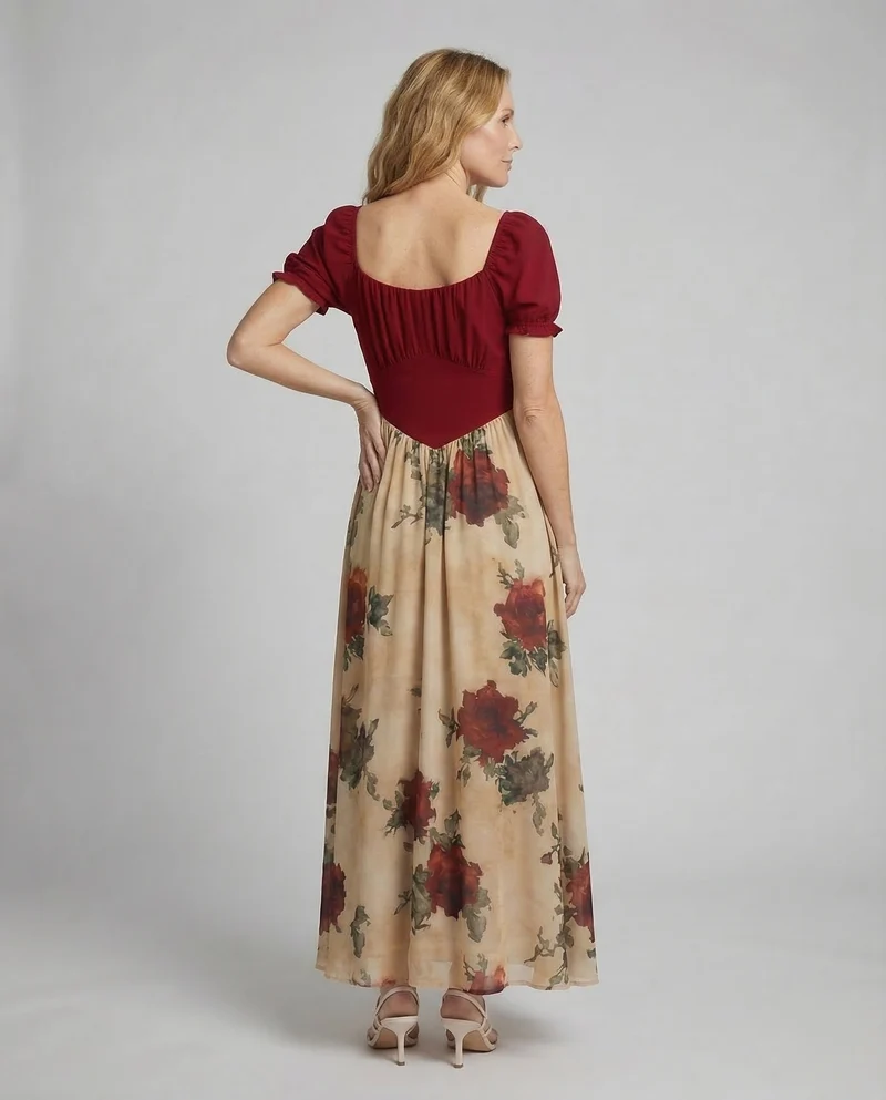 Damen Maxikleid Empire