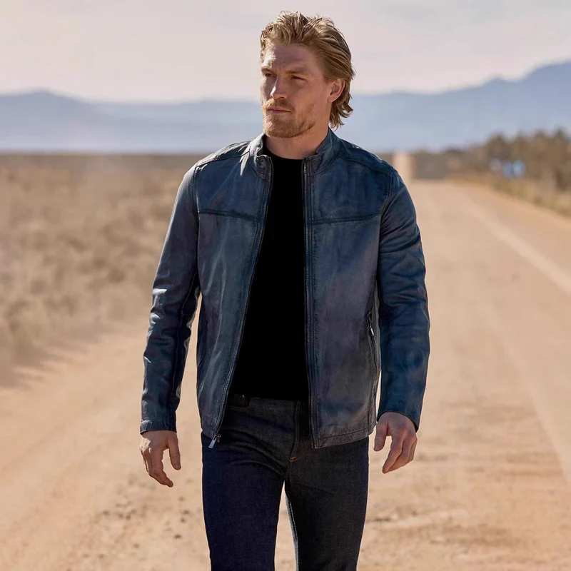 Herren hochwertige jacke im minimalistischen Design Nord Taschen