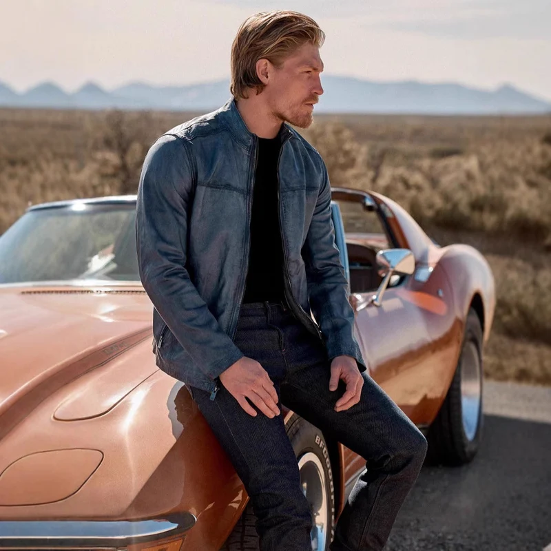 Herren hochwertige jacke im minimalistischen Design Nord Taschen