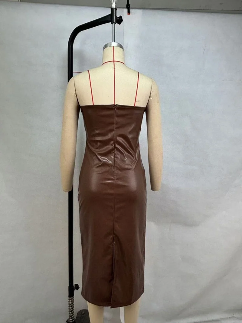 Schlauchtop geteiltes Kleid