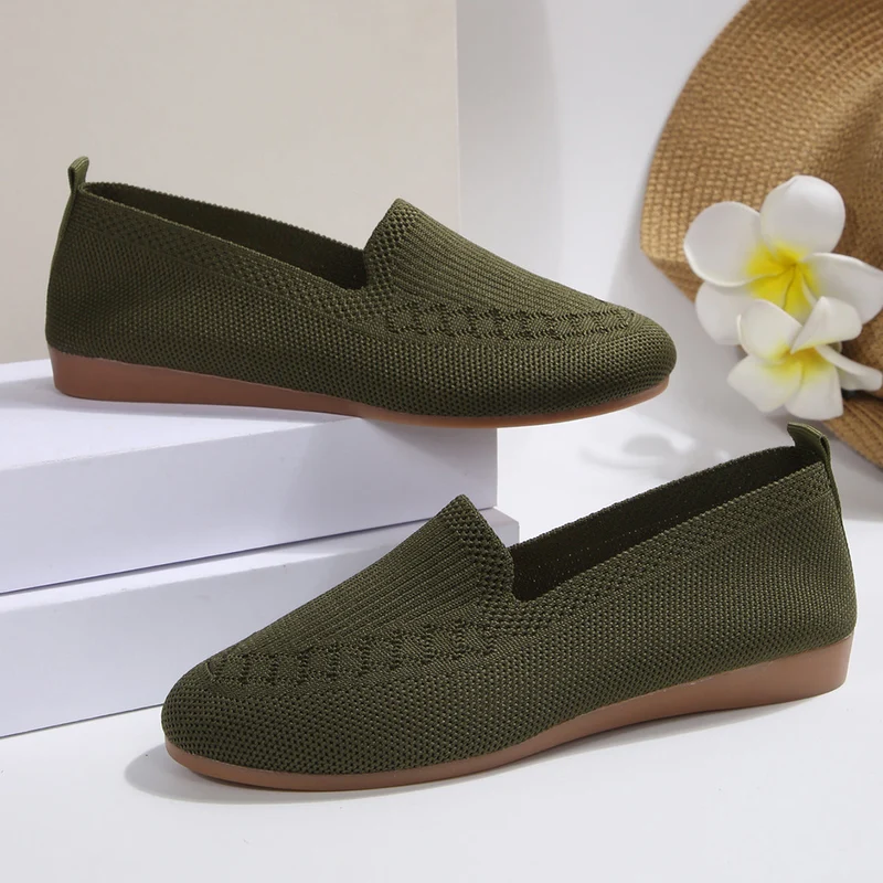 Damen Atmungsaktive Slip-On Ballerinas mit flexiblem Design Nord Taschen