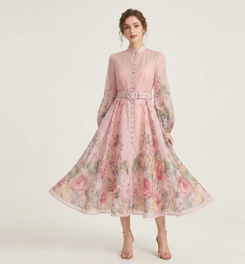 Tailliertes Minikleid Mit Rüschen Damen