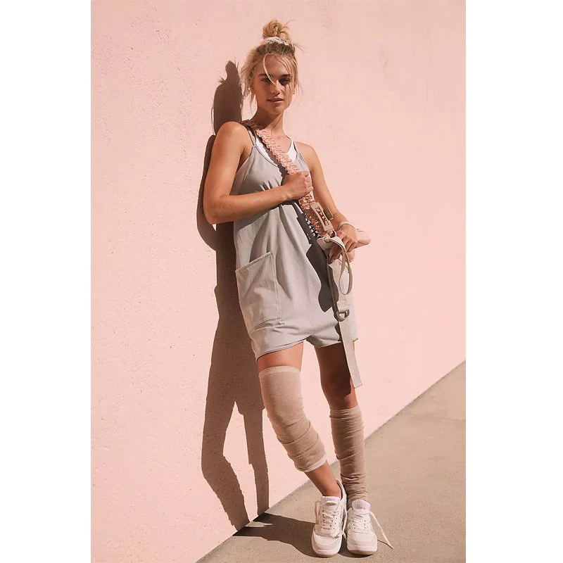Damen Sportliches Freizeitkleid mit großzügigen Taschen