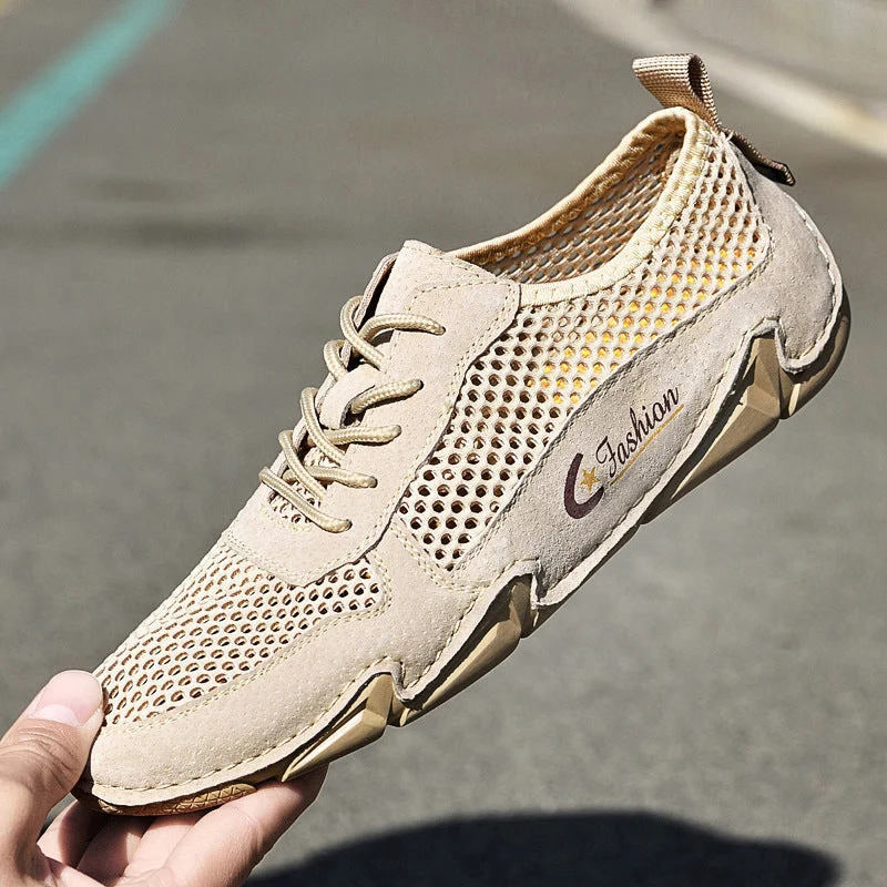 Herren Atmungsaktive Freizeitschuhe mit Komfort-Sohle
