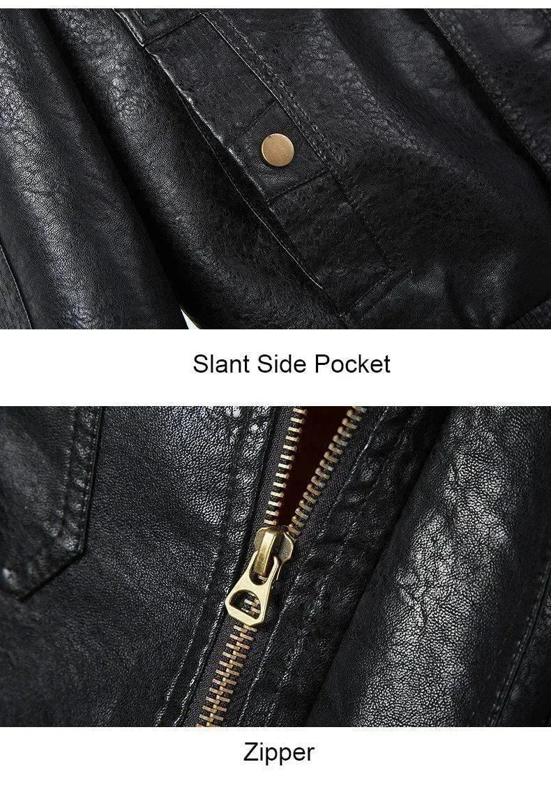 Lederjacke, Herren Winterjacke, Motorradjacke